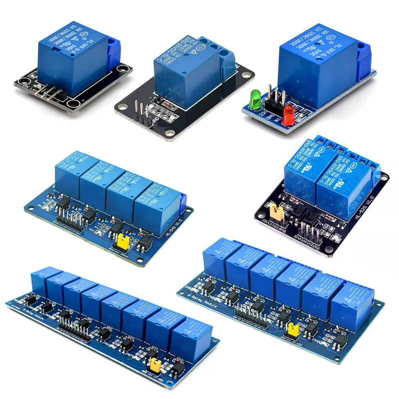 Relay Module 4 Channel - 5В 1 2 4 6 8-канальный