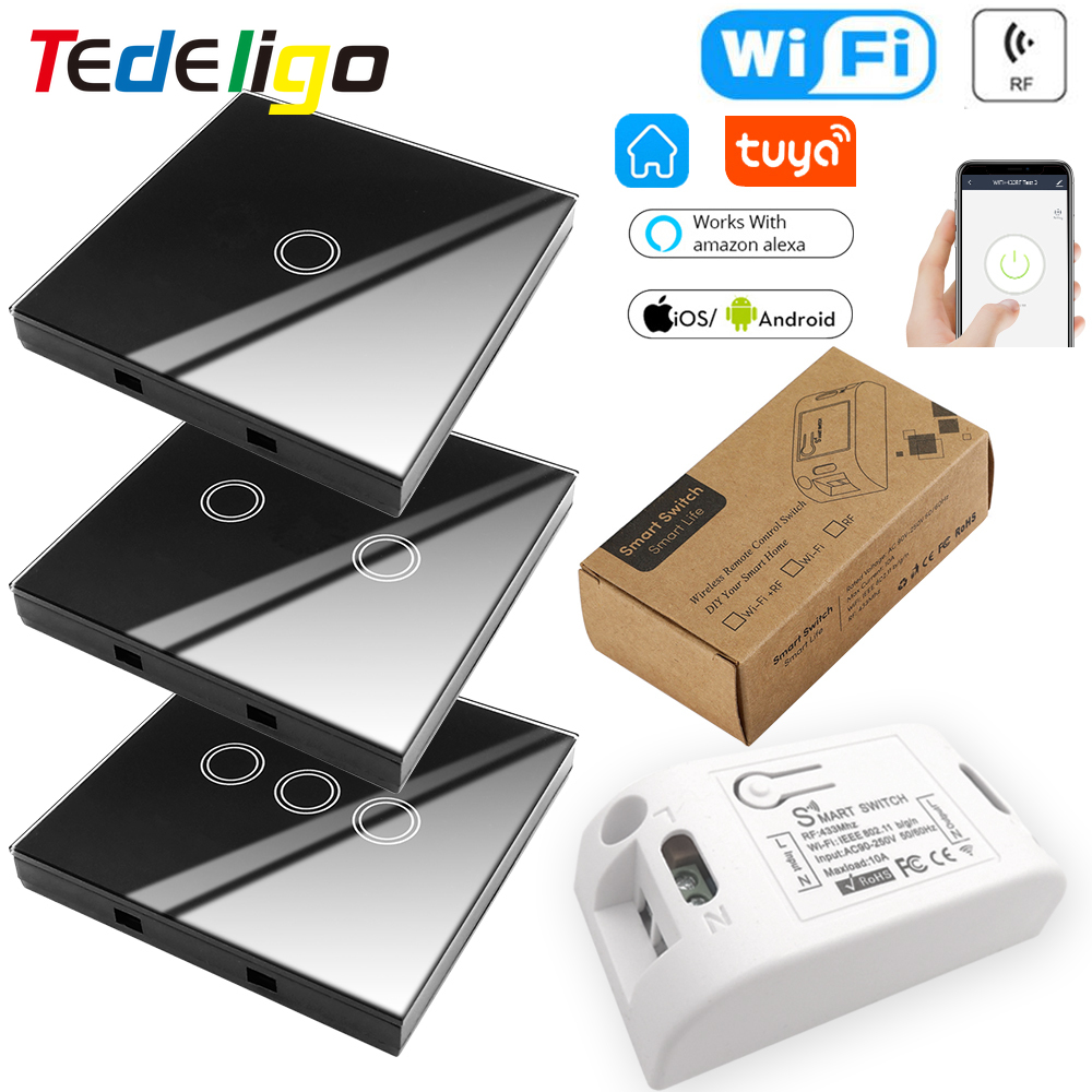 Relay Module 1 Channel - Умный сенсорный настенный выключатель Tuya Smart