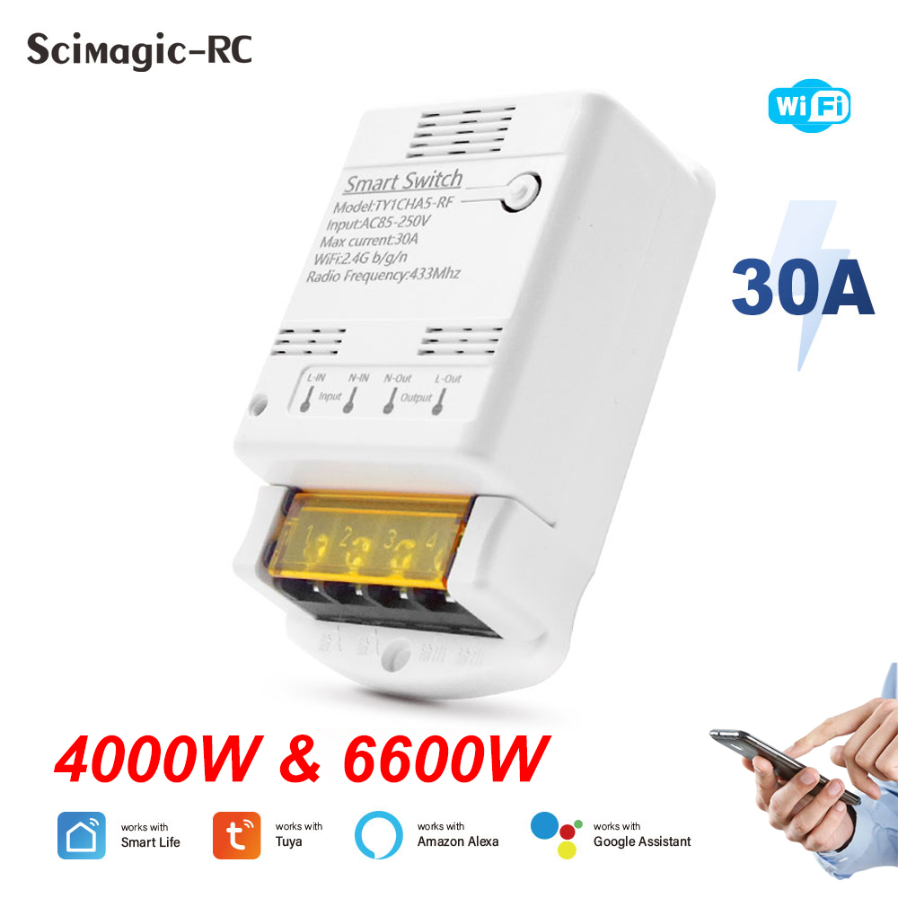Ir Remote Module - Wi-Fi 30A 6600W 4000W Tuya Smart