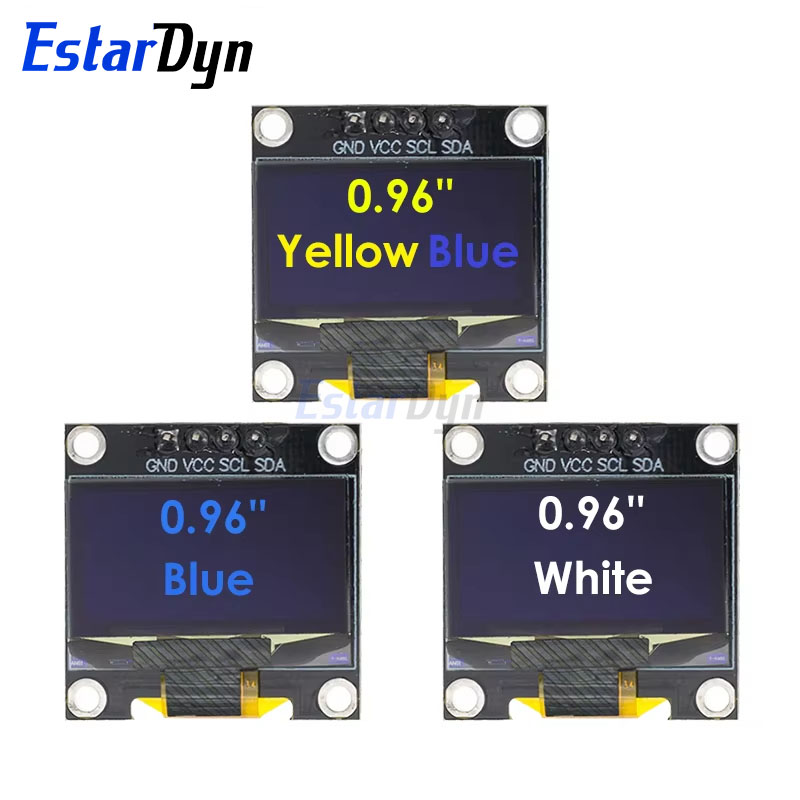 Ssd1306 - 0,96-дюймовый OLED-дисплей IIC SPI Serial 7/4Pin,