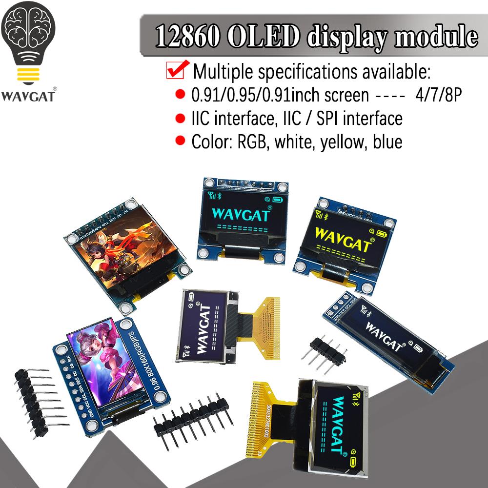 Oled Display 0.96 - Белый, желтый, синий цветной 4-контактный 7-контактный