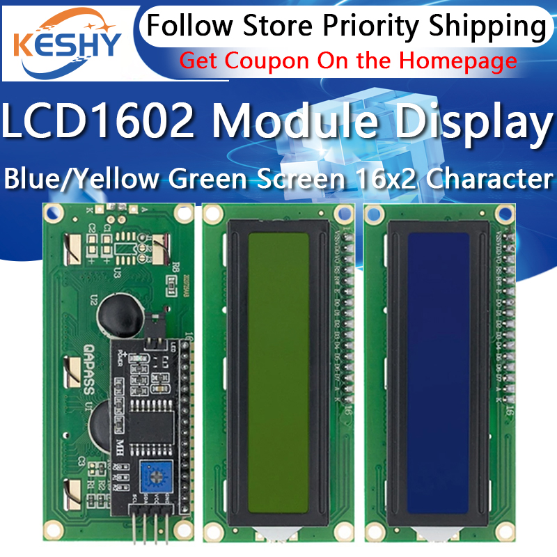 LCD1602 1602 ЖК-модуль синий/ж – обзор и цена Lcd 1602