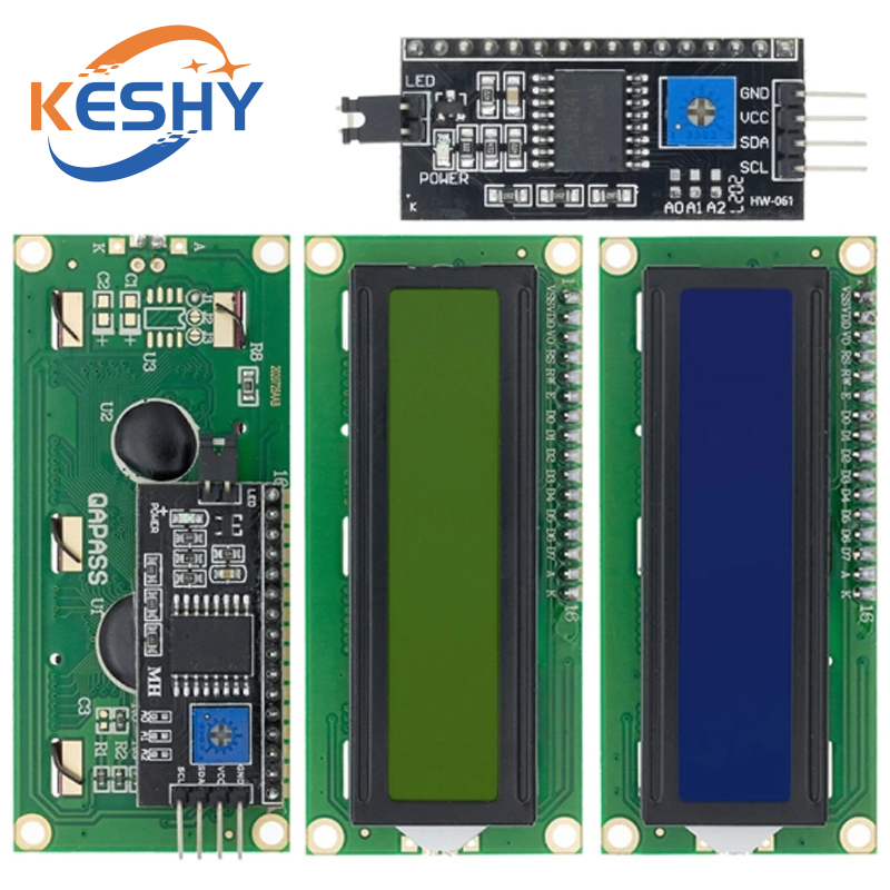 LCD1602 1602 ЖК-модуль синий/ж – обзор и цена Lcd 1602