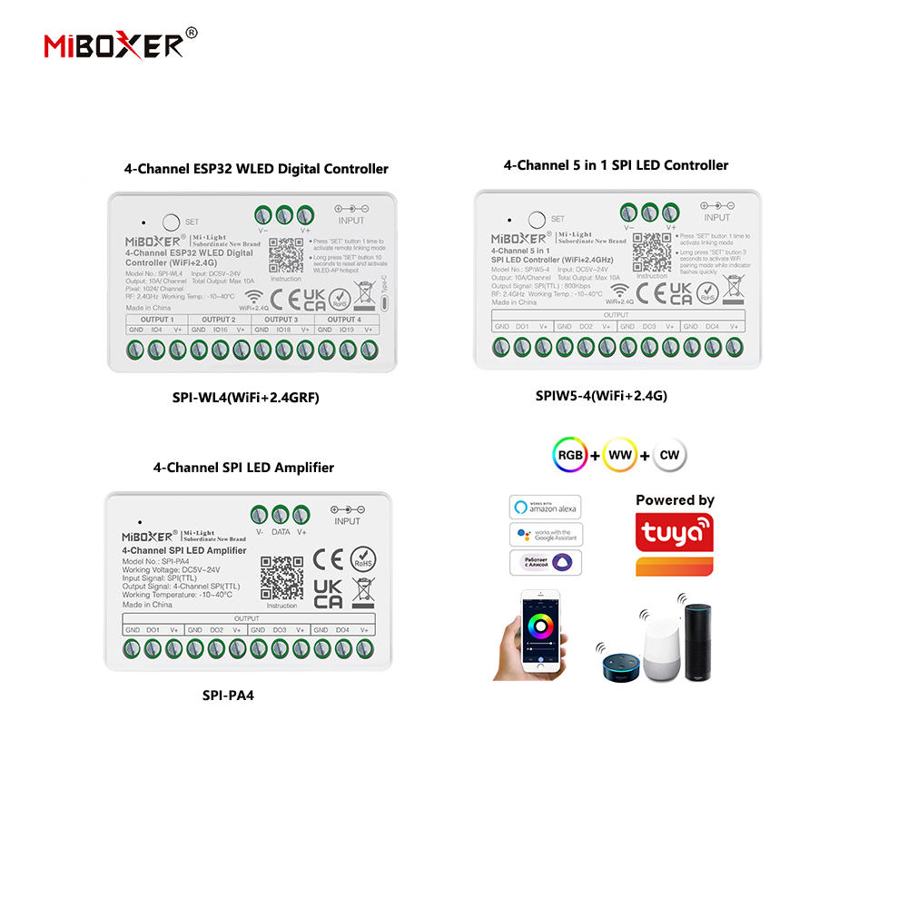 Контроллер SPI LED Miboxer SPI – обзор и цена Ws2812B