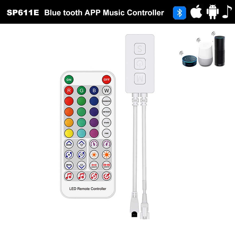 DC5-24V SP611E Bluetooth App В – обзор и цена Ws2812B