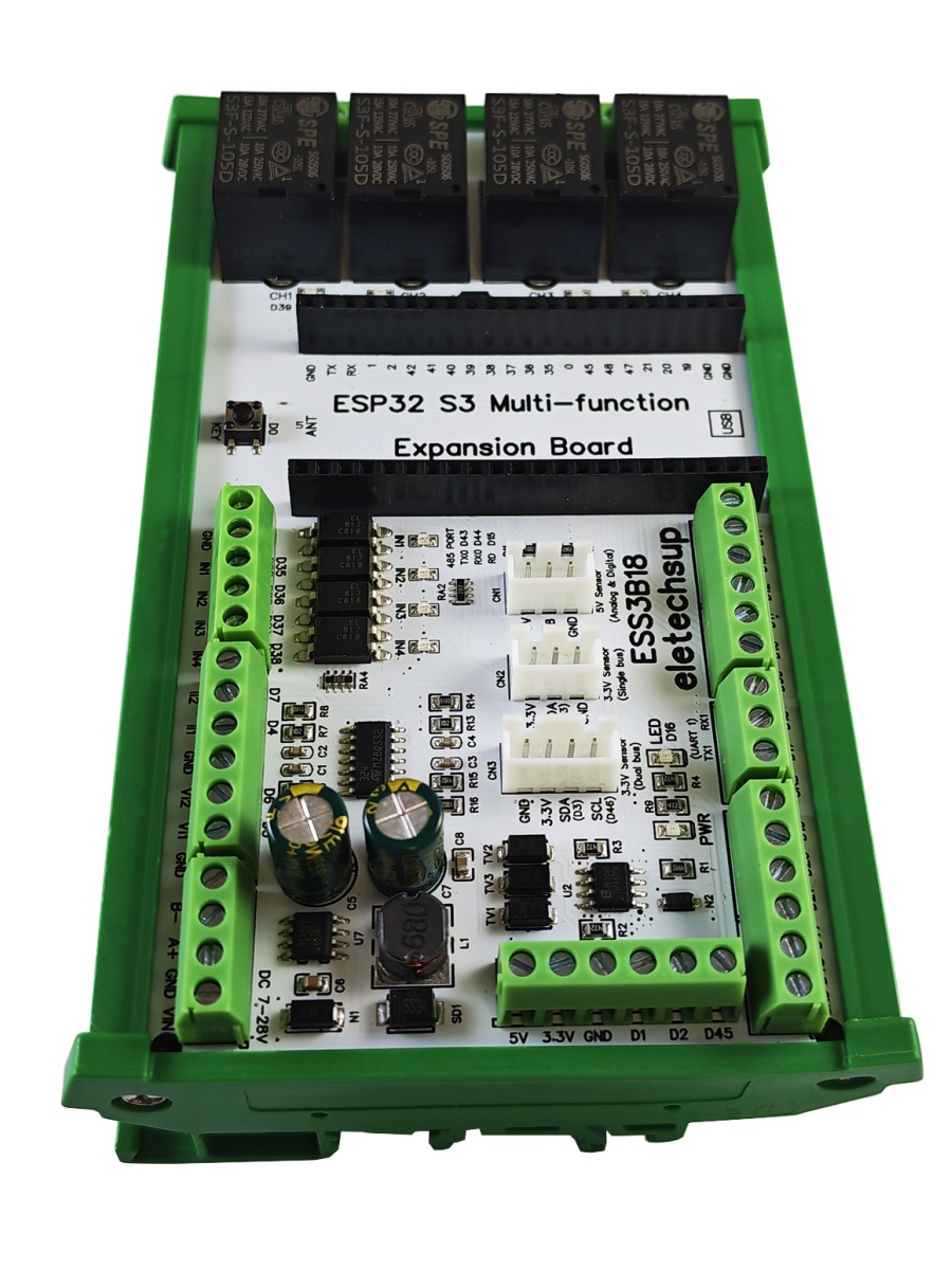 Плата расширения датчиков ESP3 – обзор и цена Ds18B20