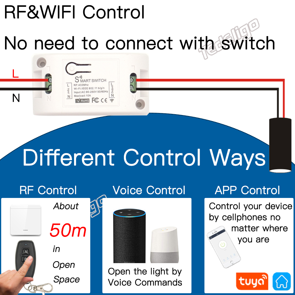Умный сенсорный настенный выкл – обзор и цена Relay Module 1 Channel