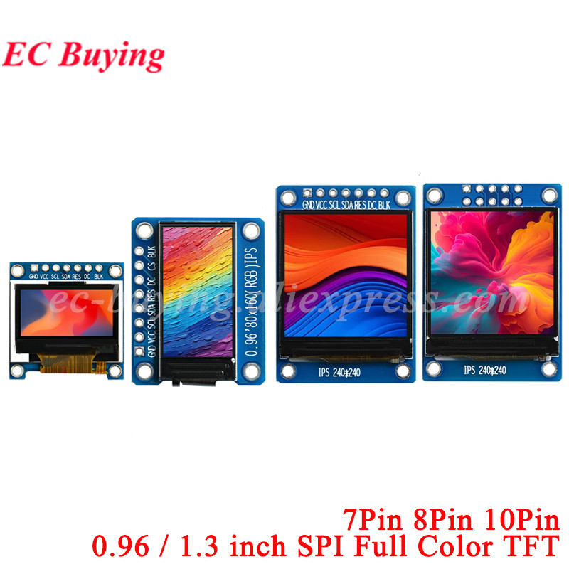 0,96 1,3-дюймовый IPS TFT-дисп – обзор и цена Oled Display 0.96