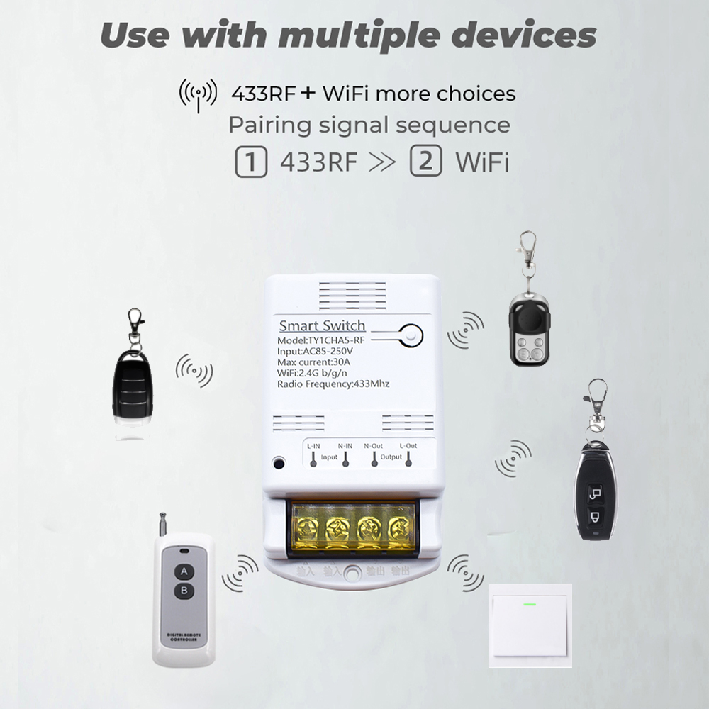Wi-Fi 30A 6600W 4000W Tuya Sma – обзор и цена Ir Remote Module