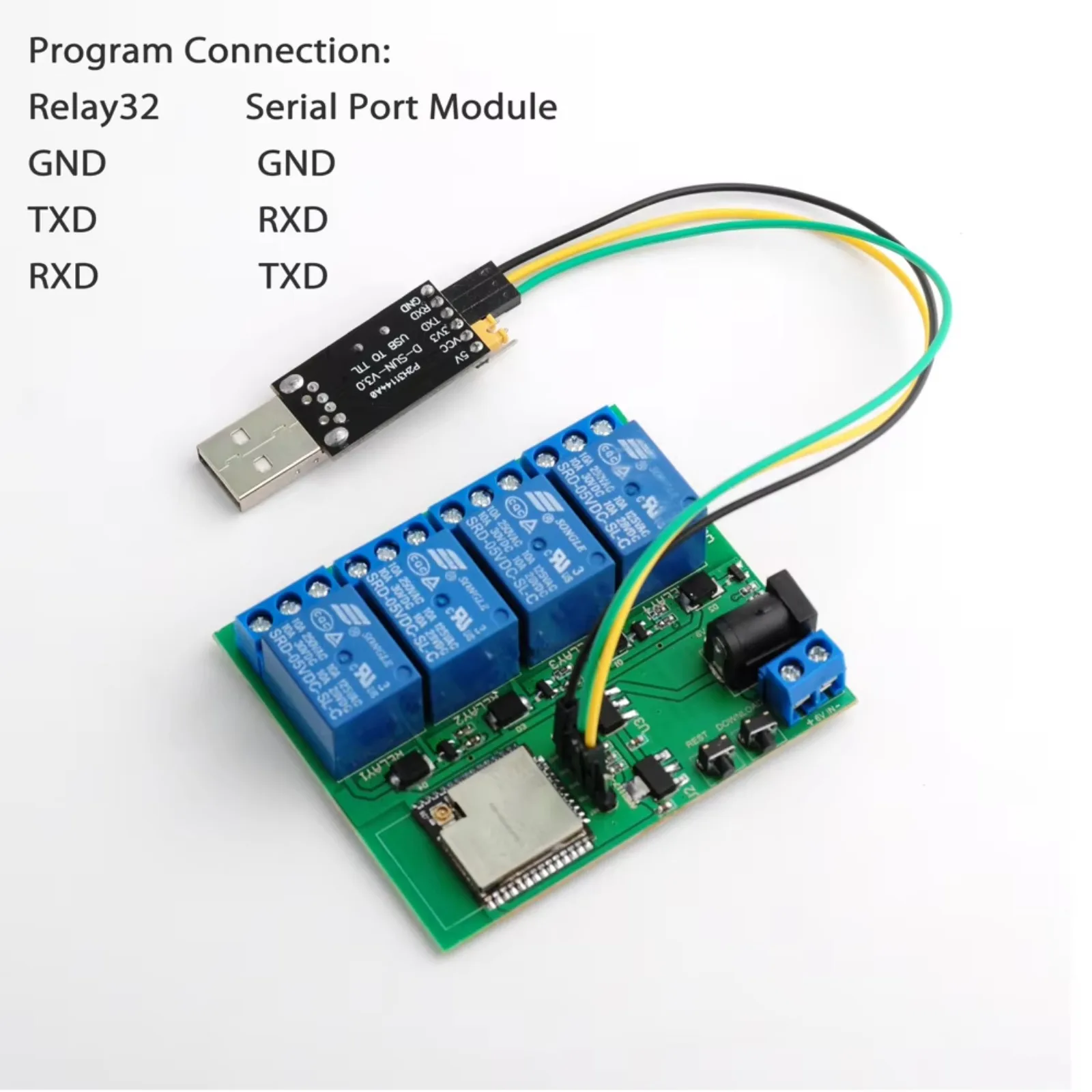 Модуль беспроводного реле ESP3 – обзор и цена Relay Module 4 Channel