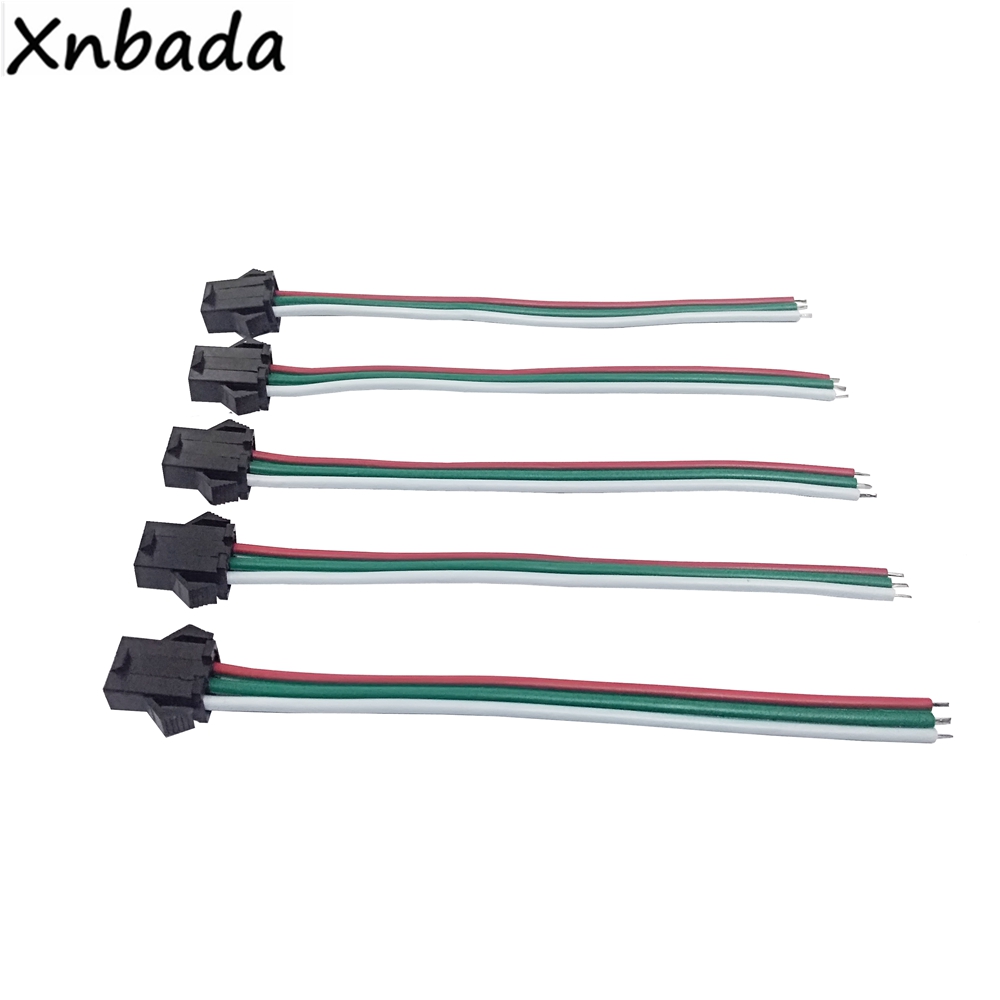 10 пар 10 см 3Pin JST Коннекто – обзор и цена Ws2812B