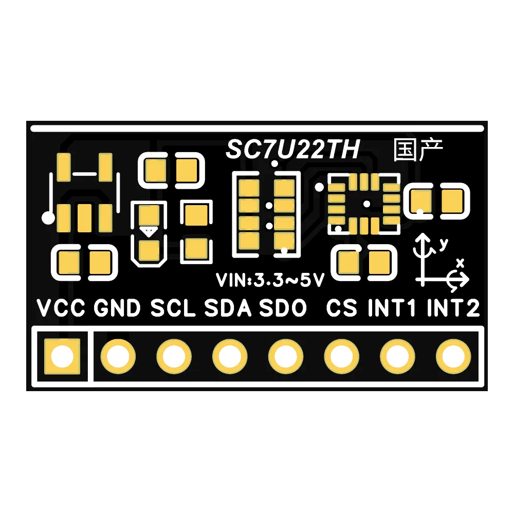SC7U22T – модуль датчика движе – обзор и цена Mpu6050