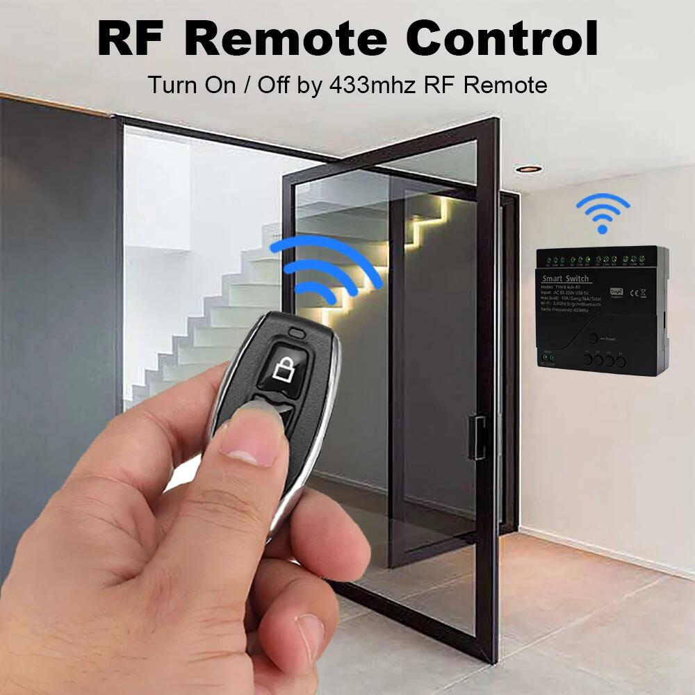 Черный стиль Tuya 4CH Wi-Fi Мо – обзор и цена Relay Module 4 Channel