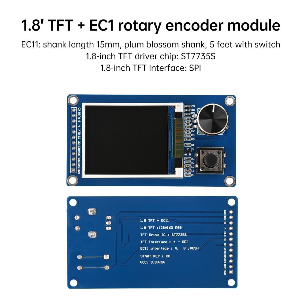 1,8/2,4-дюймовый TFT-дисплей с – обзор и цена Tft Display 2.4