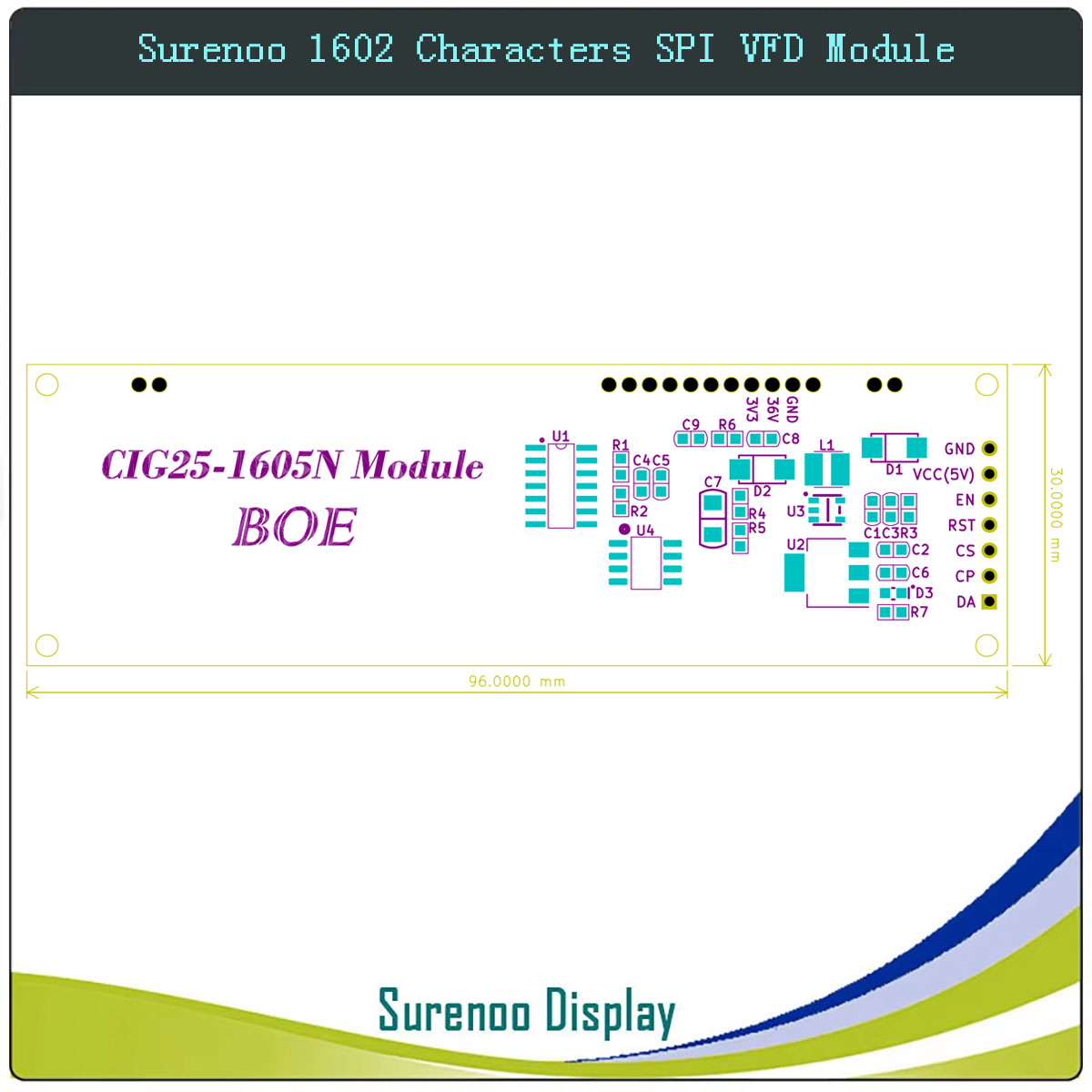 Дисплейный модуль Surenoo 7P S – обзор и цена Oled Display 0.96