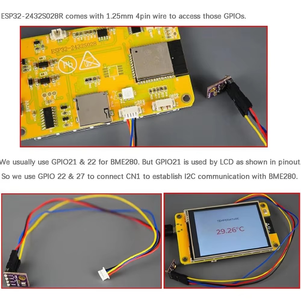 Дисплей 2,8 дюйма ESP32-2432S0 – обзор и цена Ili9341